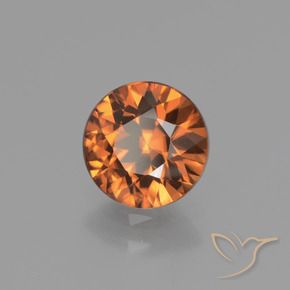 Zircon Orange moyen naturelle Tour, 1.50 ct, VVS-VS