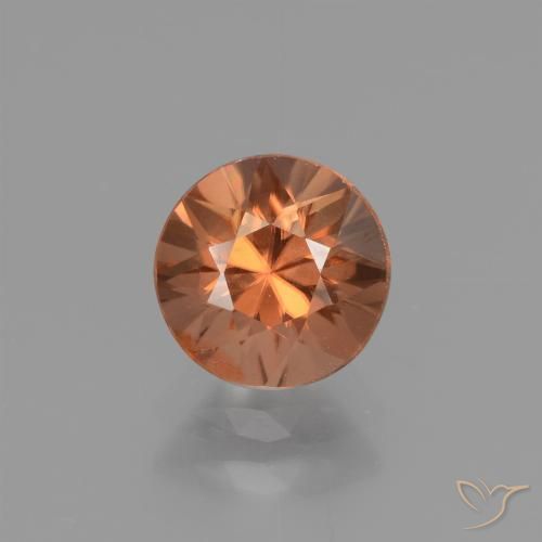 1.60ct Naturel Orange moyen Zircon, Tour, VVS-VS