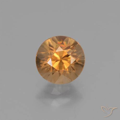 1.31ct Naturel Orange rouille Zircon, Tour, VVS-VS