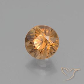 Zircon Orange rouille naturelle Tour, 1.31 ct, VVS-VS
