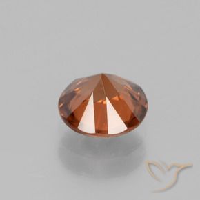 Zircon Orange foncé naturelle Tour, 1.45 ct, VVS-VS