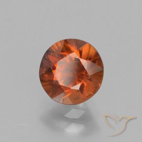 Zircon Orange foncé naturelle Tour, 1.71 ct, VS
