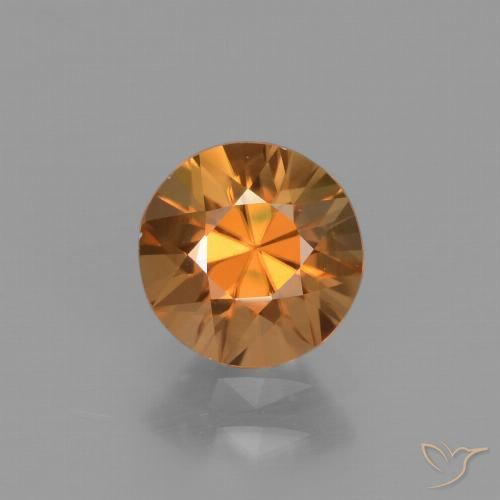 1.59ct Naturel Orange moyen Zircon, Tour, VVS