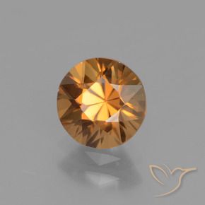 Zircon Orange moyen naturelle Tour, 1.59 ct, VVS