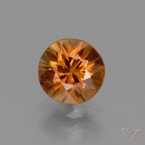 Zircon Orange terre naturelle Tour, 1.37 ct, VS