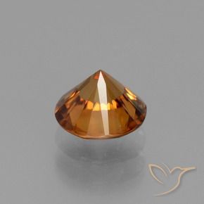 Zircon Orange terre naturelle Tour, 1.37 ct, VS