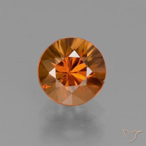 1.46ct Naturel Orange jaunâtre Zircon, Tour, VVS
