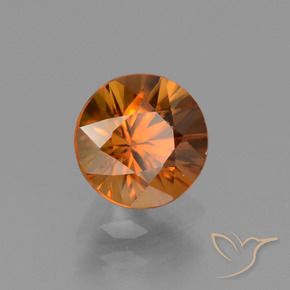 Zircon Orange jaunâtre naturelle Tour, 1.46 ct, VVS