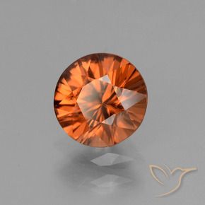 Zircon Ambre orange naturelle Tour, 1.36 ct, VS