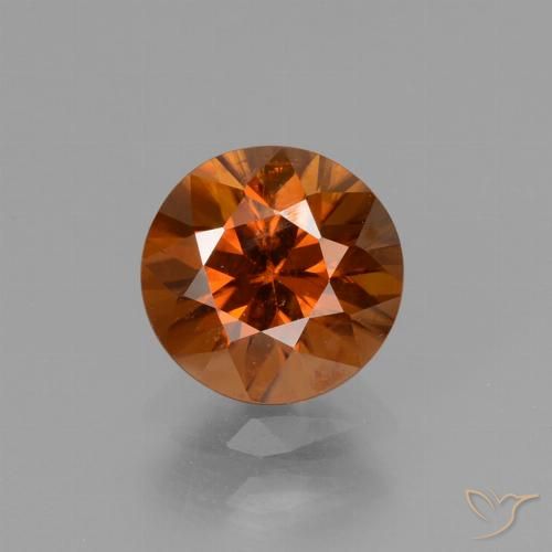1.49ct Naturel Orange rougeâtre Zircon, Tour, VS
