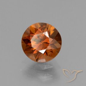 Zircon Orange rougeâtre naturelle Tour, 1.49 ct, VS