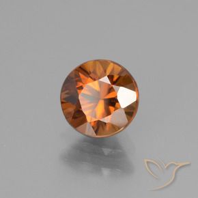 Zircon Orange foncé naturelle Tour, 1.14 ct, VVS