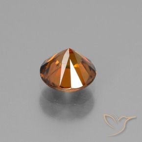 Zircon Orange foncé naturelle Tour, 1.14 ct, VVS