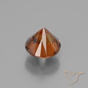 Zircon Orange foncé naturelle Tour, 1.35 ct, VS