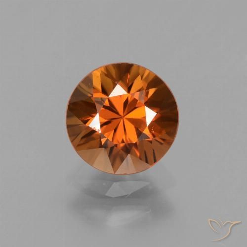 1.69ct Naturel Orange moyen Zircon, Tour, VVS