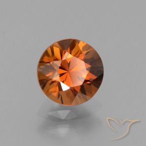 Zircon Orange moyen naturelle Tour, 1.69 ct, VVS