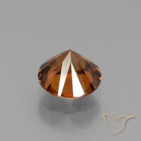 Zircon Orange moyen naturelle Tour, 1.69 ct, VVS