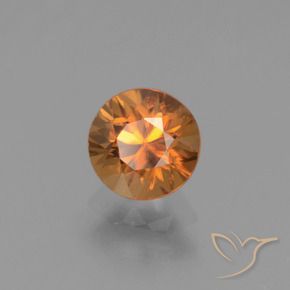 Zircon Orange moyen naturelle Tour, 1.12 ct, VVS