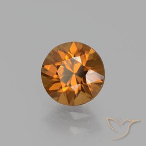 Zircon Orange foncé naturelle Tour, 1.63 ct, VS
