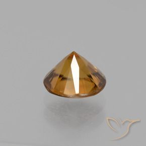 Zircon Orange foncé naturelle Tour, 1.63 ct, VS