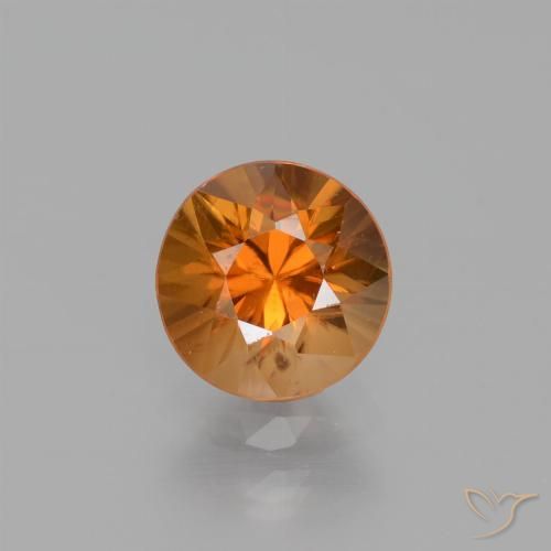 1.51ct Naturel Orange terreux Zircon, Tour, VS