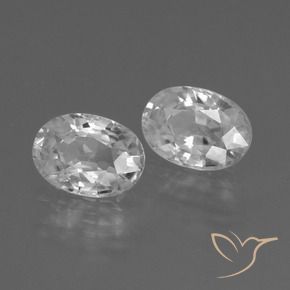 Shop natural 2.67ct Blanc Zircon gems, ovale, from Cambodge at GemSelect. In stock, global shipping!