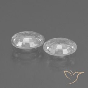 Shop natural 2.27ct Blanc Zircon gems, ovale, from Cambodge at GemSelect. In stock, global shipping!