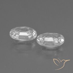 Shop natural 2.10ct Blanc Zircon gems, ovale, from Cambodge at GemSelect. In stock, global shipping!