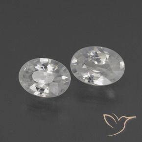 Shop natural 2.17ct Blanc Zircon gems, ovale, from Cambodge at GemSelect. In stock, global shipping!