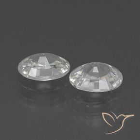 Shop natural 2.36ct Blanc Zircon gems, ovale, from Cambodge at GemSelect. In stock, global shipping!