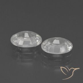 Shop natural 2.22ct Blanc Zircon gems, ovale, from Cambodge at GemSelect. In stock, global shipping!