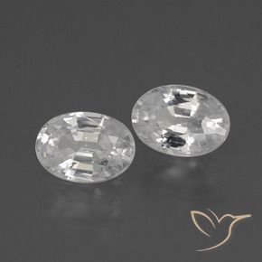 Shop natural 2.52ct Blanc Zircon gems, ovale, from Cambodge at GemSelect. In stock, global shipping!