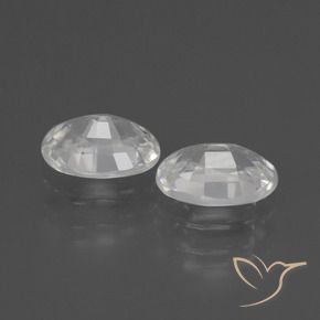 Shop natural 2.28ct Blanc Zircon gems, ovale, from Cambodge at GemSelect. In stock, global shipping!