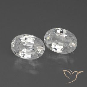 Shop natural 2.61ct Blanc Zircon gems, ovale, from Cambodge at GemSelect. In stock, global shipping!