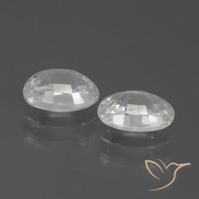 Shop natural 2.61ct Blanc Zircon gems, ovale, from Cambodge at GemSelect. In stock, global shipping!
