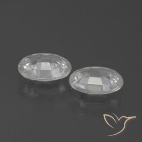 Shop natural 2.13ct Blanc Zircon gems, ovale, from Cambodge at GemSelect. In stock, global shipping!