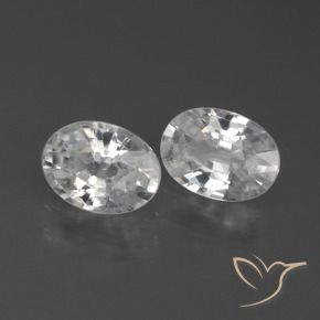 Shop natural 2.29ct Blanc Zircon gems, ovale, from Cambodge at GemSelect. In stock, global shipping!