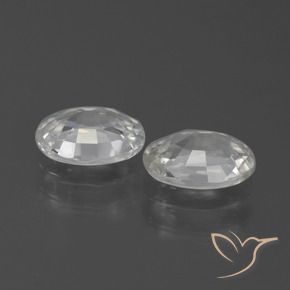Shop natural 2.37ct Blanc Zircon gems, ovale, from Cambodge at GemSelect. In stock, global shipping!