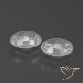 Shop natural 2.63ct Blanc Zircon gems, ovale, from Cambodge at GemSelect. In stock, global shipping!