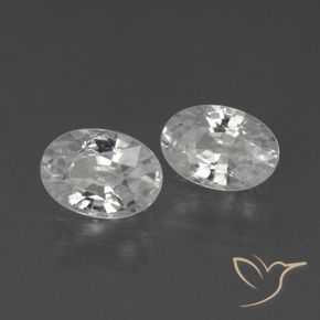 Shop natural 2.41ct Blanc Zircon gems, ovale, from Cambodge at GemSelect. In stock, global shipping!