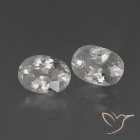 Shop natural 2.74ct Blanc Zircon gems, ovale, from Cambodge at GemSelect. In stock, global shipping!
