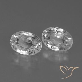 Shop natural 2.80ct Blanc Zircon gems, ovale, from Cambodge at GemSelect. In stock, global shipping!