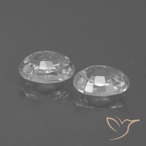 Shop natural 2.80ct Blanc Zircon gems, ovale, from Cambodge at GemSelect. In stock, global shipping!