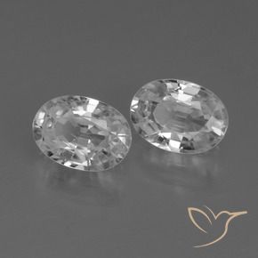 Shop natural 2.57ct Blanc Zircon gems, ovale, from Cambodge at GemSelect. In stock, global shipping!