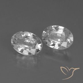 Shop natural 2.65ct Blanc Zircon gems, ovale, from Cambodge at GemSelect. In stock, global shipping!