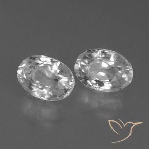 Shop natural 2.88ct Blanc Zircon gems, ovale, from Cambodge at GemSelect. In stock, global shipping!