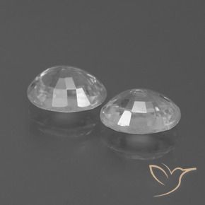 Shop natural 2.88ct Blanc Zircon gems, ovale, from Cambodge at GemSelect. In stock, global shipping!