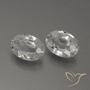Shop natural 2.29ct Blanc Zircon gems, ovale, from Cambodge at GemSelect. In stock, global shipping!