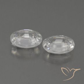 Shop natural 2.29ct Blanc Zircon gems, ovale, from Cambodge at GemSelect. In stock, global shipping!