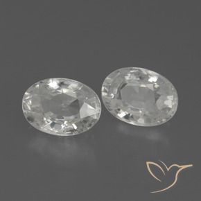 Shop natural 2.76ct Blanc Zircon gems, ovale, from Cambodge at GemSelect. In stock, global shipping!